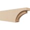 Ekena Millwork 2in. W x 4in. H x 12in. L Rivera Woodgrain TimberThane Rafter Tail, Primed Tan RFTUR02X04X12RIVRCPR - alternate 1